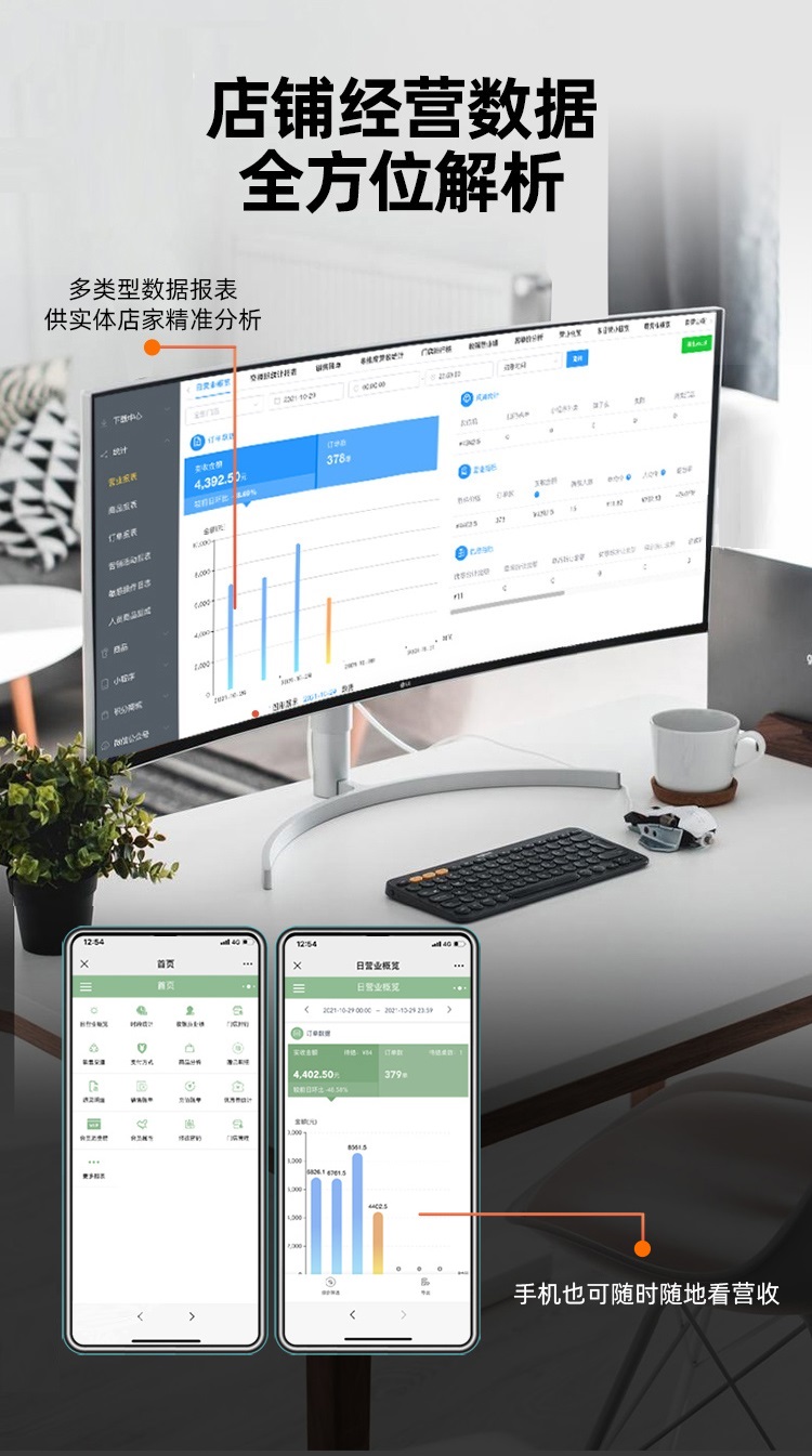 收银机数据报表功能